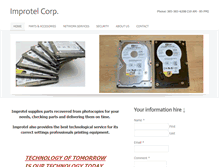 Tablet Screenshot of improtel.com